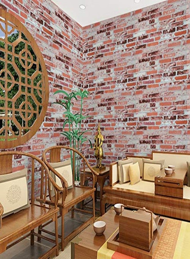 Eurotex 3D Wallpaper Brick Design Washable, 1 Roll/57 Sq Ft (53 X1000Cm) - Image 2